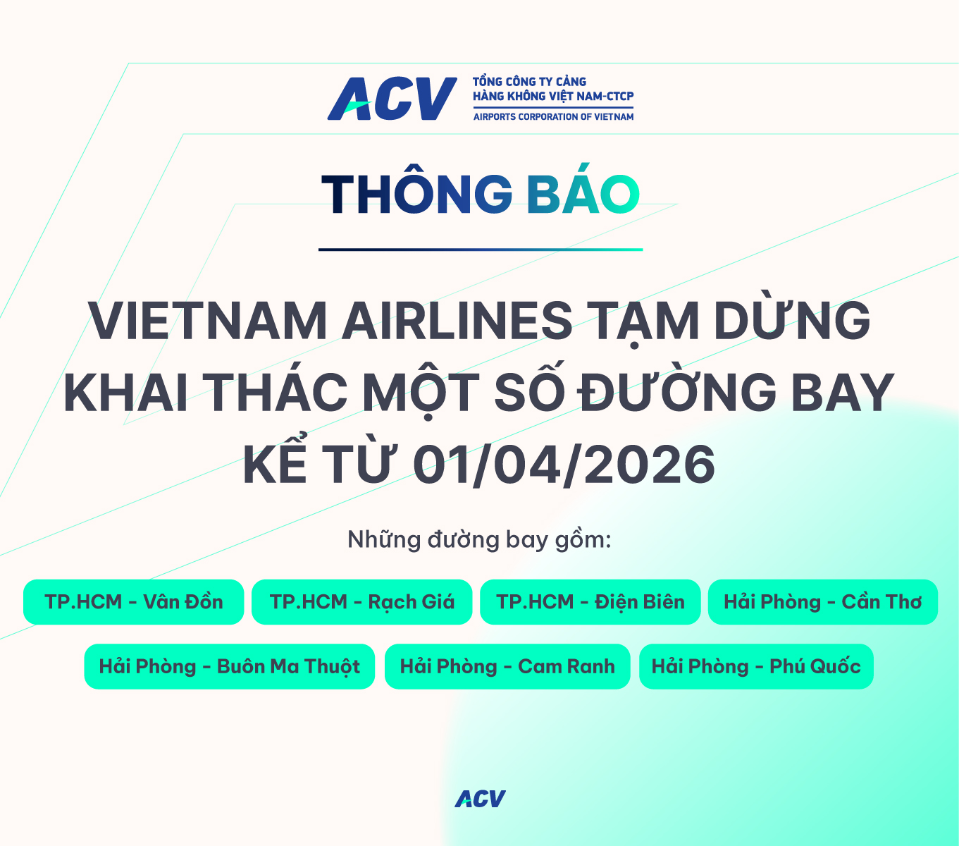 (Ảnh: Tổng Công ty Cảng Hàng không Việt Nam - CTCP)