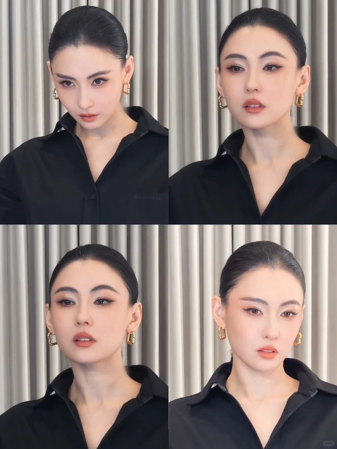 Gương mặt trẻ trung, làn da mướt mịn khó tin của ngọc nữ xứ Hương Cảng ở tuổi 46, quả không hổ danh nữ thần hack tuổi hàng đầu showbiz. Ảnh: Xiaohongshu.