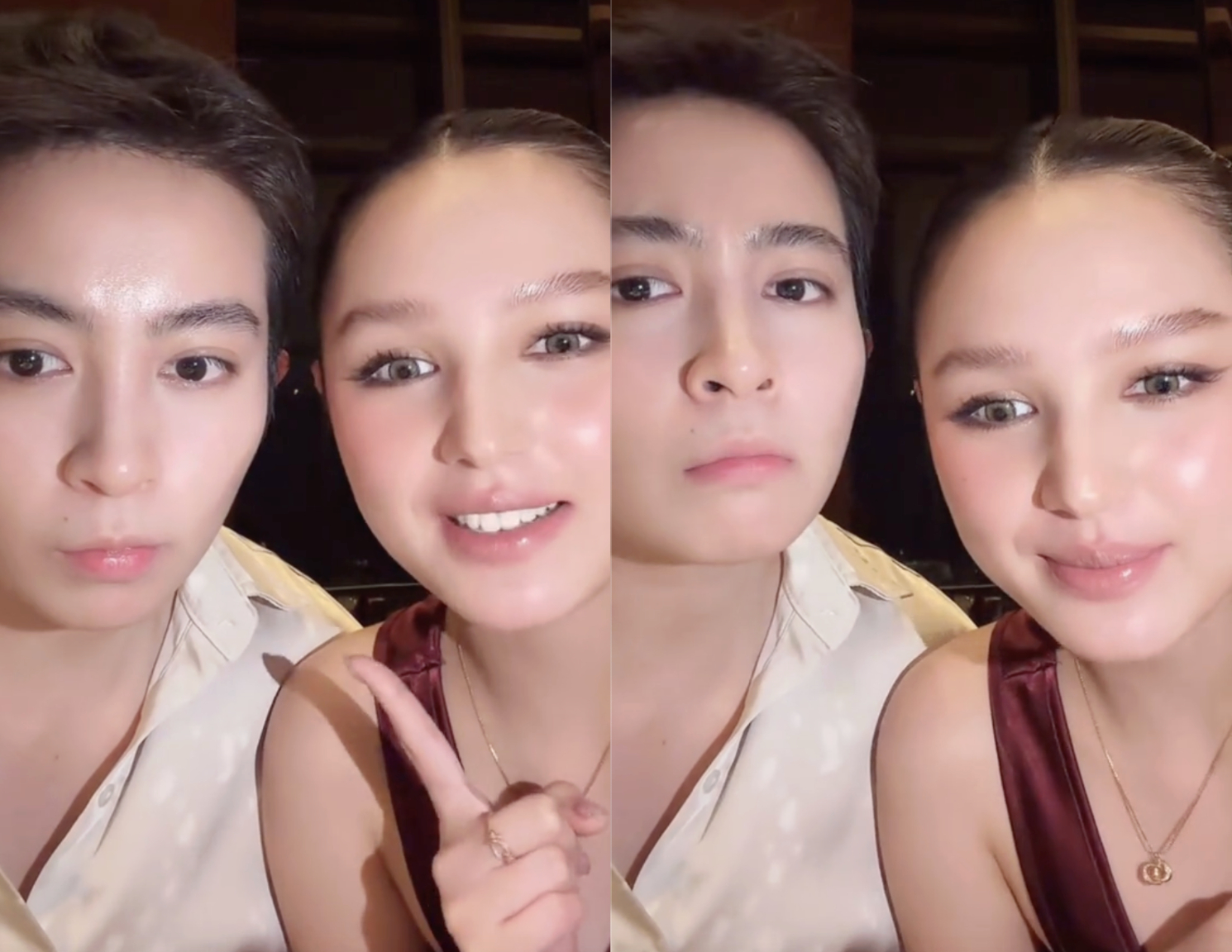 Trong cuộc trò chuyện mới, Xoài Non và Gil Lê thẳng thắn chia sẻ quan điểm chuyện làm đẹp của cả hai (Ảnh chụp màn hình).