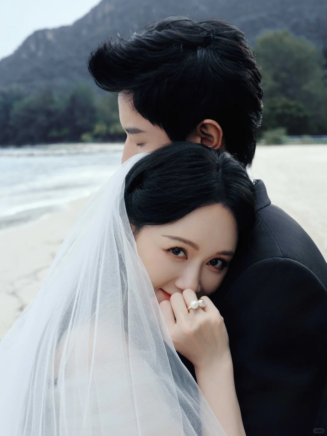 Năm 2024, Trần Kiều Ân và Alan Tằng Vỹ Xương đã tổ chức đám cưới lãng mạn trị giá 71 tỷ. Ảnh: Xiaohongshu.