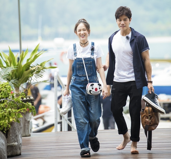 Trần Kiều Ân và Alan Tằng Vỹ Xương nên duyên sau khi tham gia show hẹn hò Tình Yêu Của Người Con Gái mùa 2. Ảnh: Sina. 