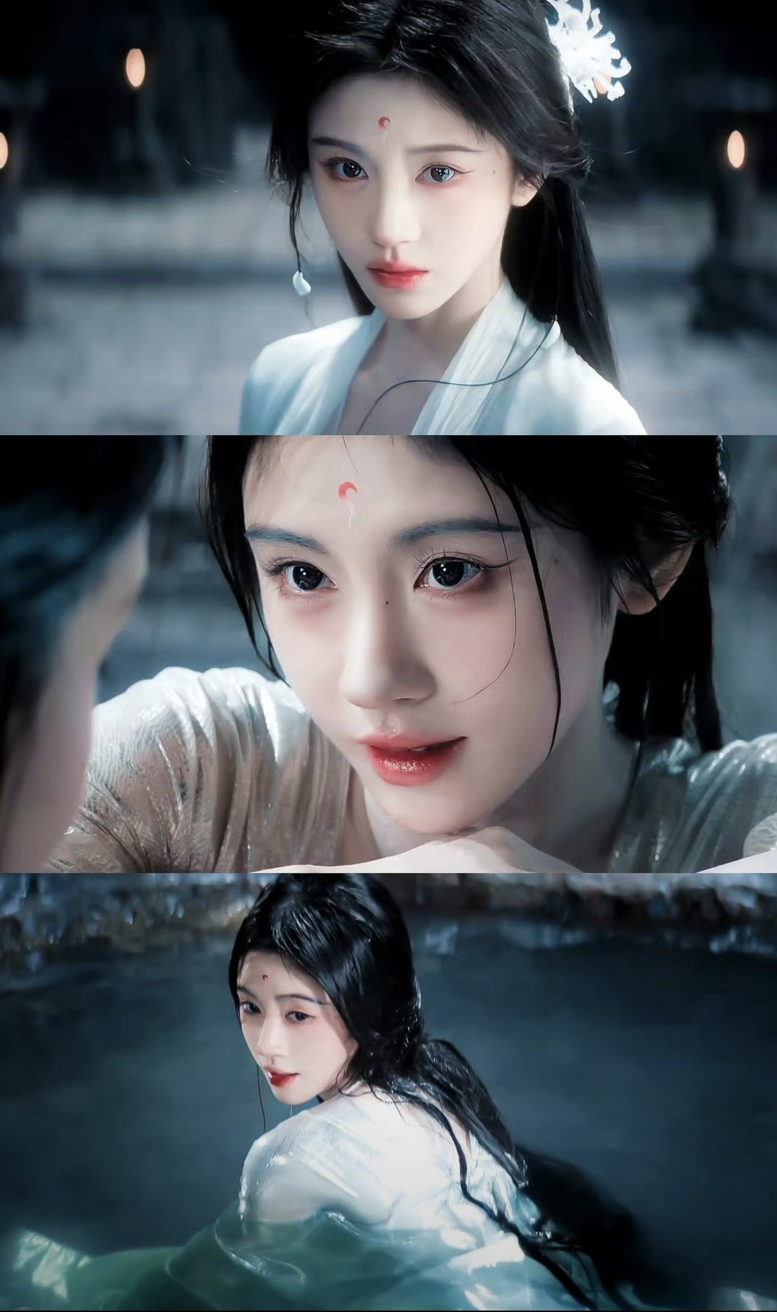 Sống mấy chục năm chưa thấy ai trang điểm lố cỡ này: Phấn son lòe loẹt 