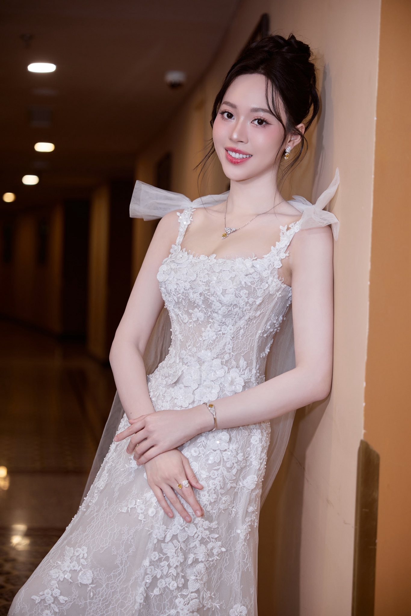   Trịnh Thùy Linh được công chúng biết đến sau khi trở thành Á hậu 1 Hoa hậu Việt Nam 2022. Ảnh: FBNV  