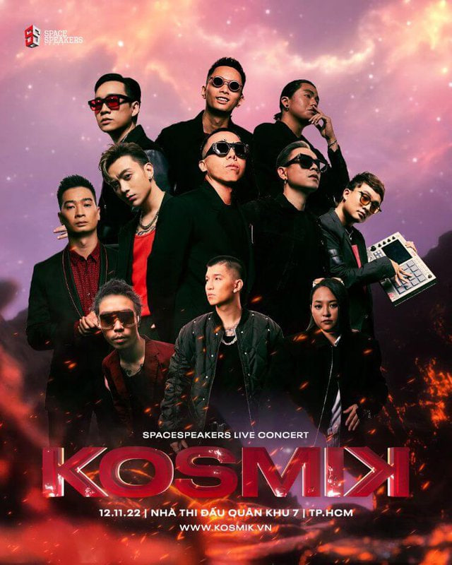 KOSMIK Live Concert 2022 từng tạo ra cơn bão truyền thông khi quy tụ đủ 11 thành viên chủ chốt của SpaceSpeakers (Ảnh: SpaceSpeakers)