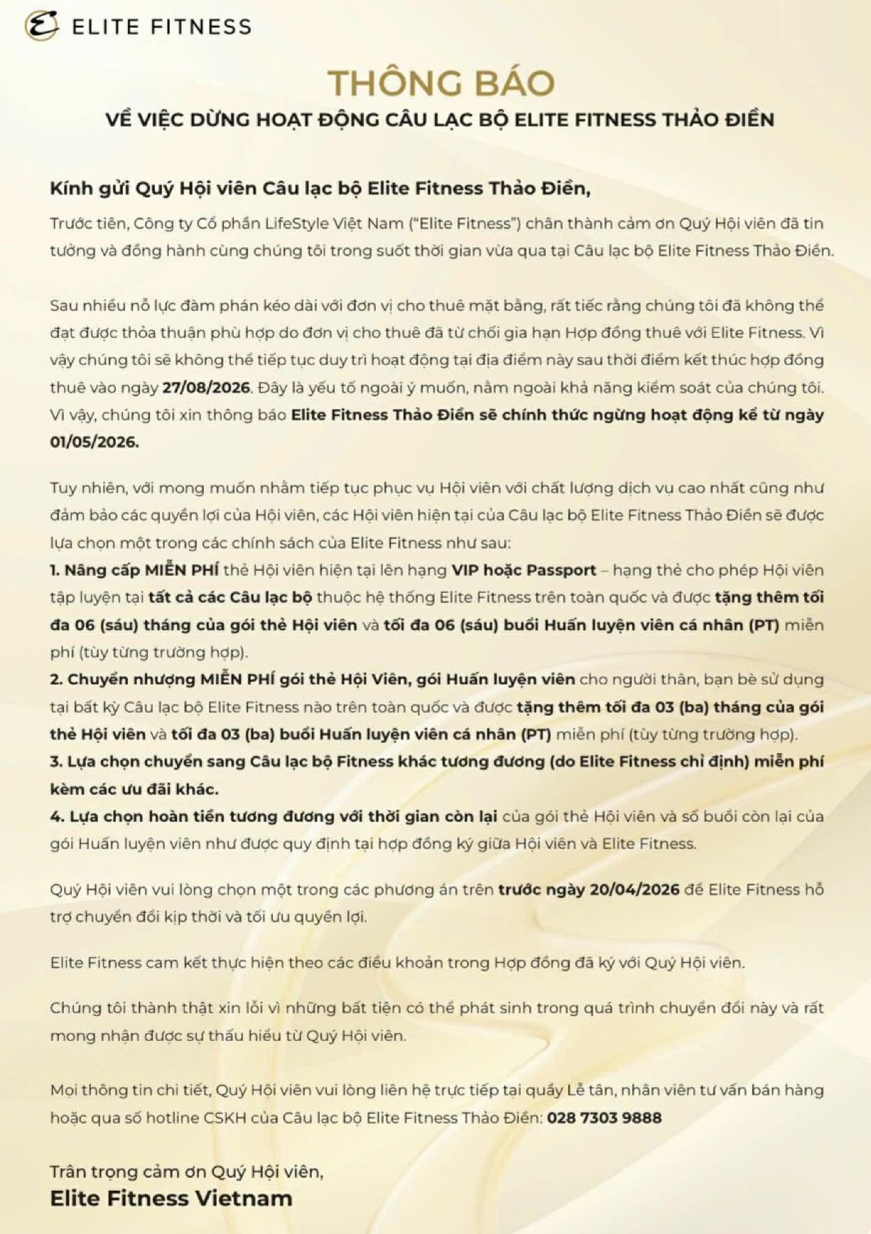 Từng là chuỗi phòng gym sang xịn bậc nhất, Elite Fitness vì sao đóng cửa toàn bộ chi nhánh tại TP.HCM?