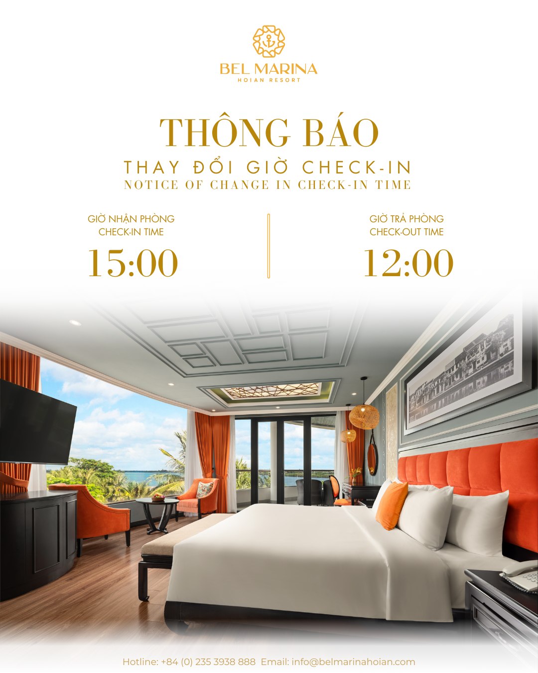 (Ảnh: Bel Marina Hoi An Resort)