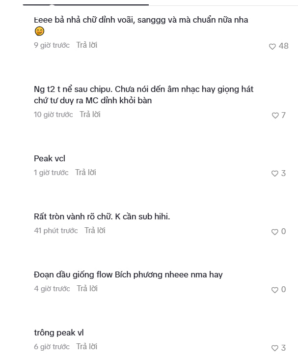 Khả năng ca hát của Quỳnh Anh Shyn cũng là một chủ đề được thảo luận sôi nổi (Ảnh cap màn hình)