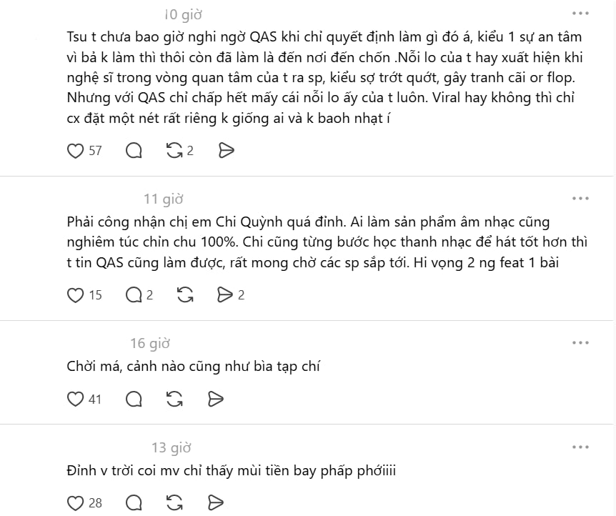 Quỳnh Anh Shyn nhận 'cơn mưa' lời khen về hình ảnh MV vô cùng đầu tư (Ảnh cap màn hình)