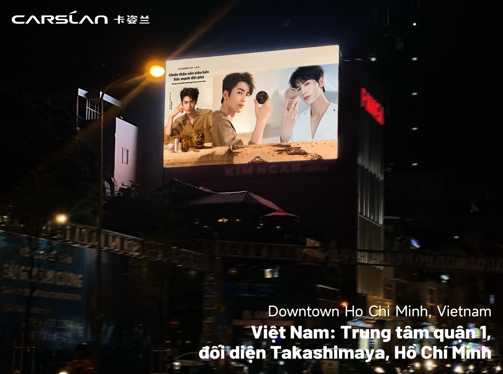 Billboard quảng bá tại TP.HCM một thời (Ảnh Carslan).