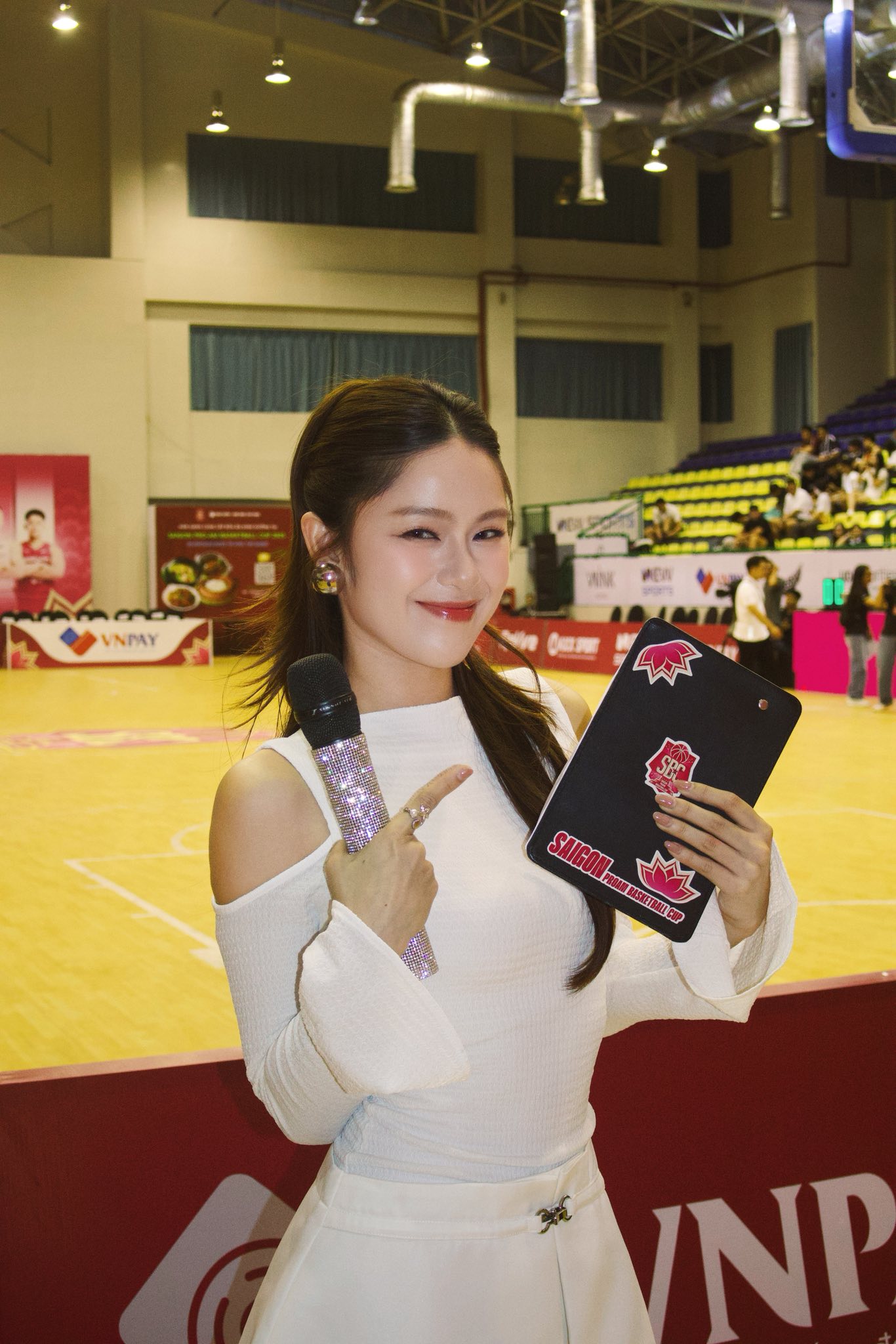 Minh Anh có kinh nghiệm dẫn dắt cho nhiều chương trình thể thao, đặc biệt là pickleball. 