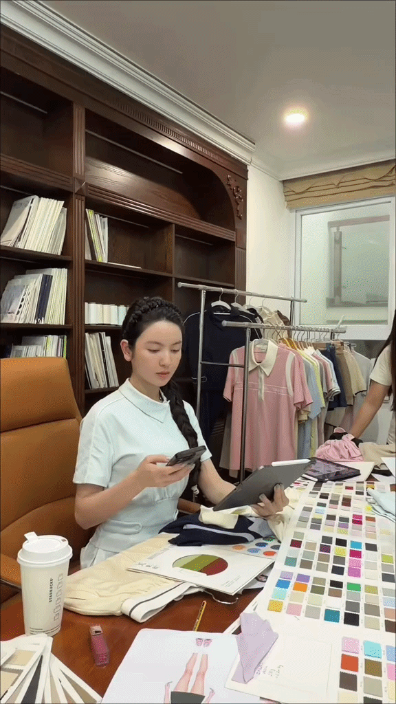 Chu Thanh Huyền đăng clip lấn sân kinh doanh thời trang