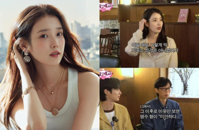 MC quốc dân Yoo Jae Suk cho biết Park Myung Soo đã phải liên tục xin lỗi IU gần 2 thập kỷ qua vì có thái độ, lời nói quá quắt với đàn em tại 1 lễ hội âm nhạc vào năm 2010. Ảnh: Nate.