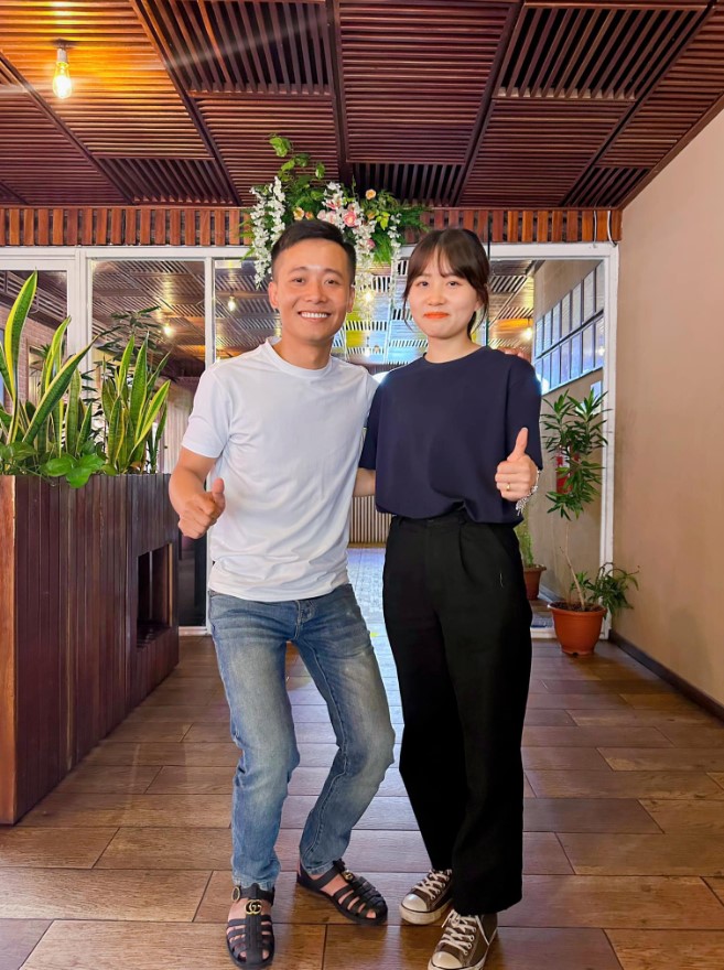 Nhật Lệ - chị gái Quang Linh Vlogs. Ảnh: FBNV.