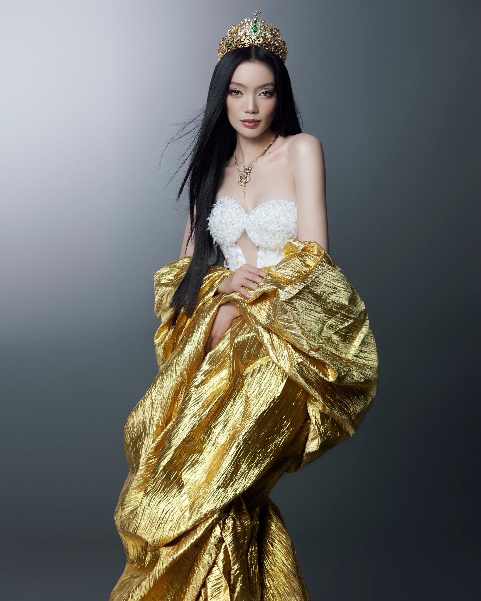 Lâm Bích Tuyền đoạt danh hiệu Á hậu 3 tại Miss Grand Vietnam 2024. Ảnh: FBNV