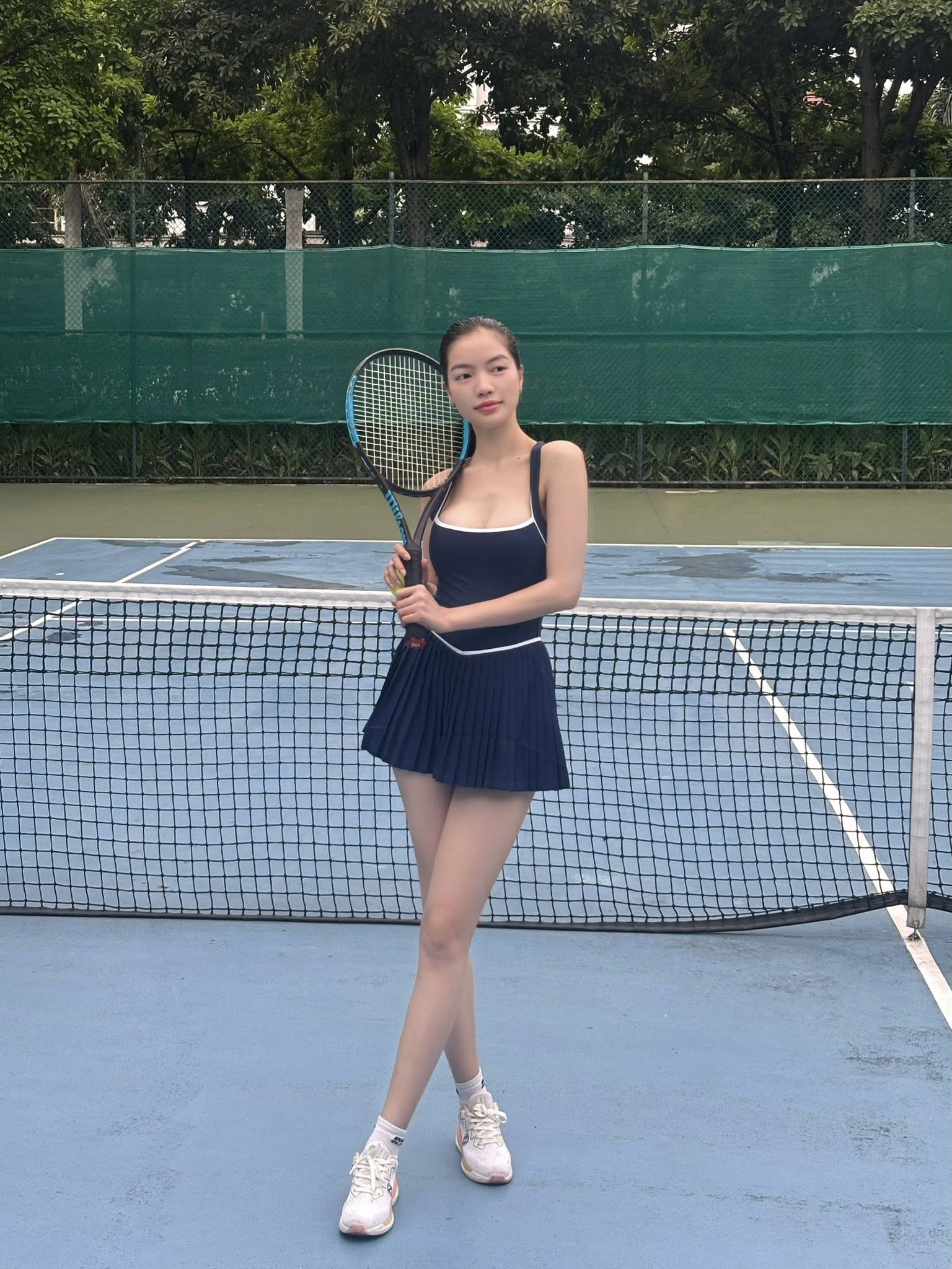 Lâm Bích Tuyền đã ăn chay trường được hơn 4 năm. Ảnh: FBNV