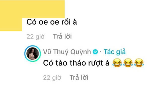   Á hậu 9x mới đây lên tiếng phủ nhận việc mang thai. Ảnh: Chụp màn hình   