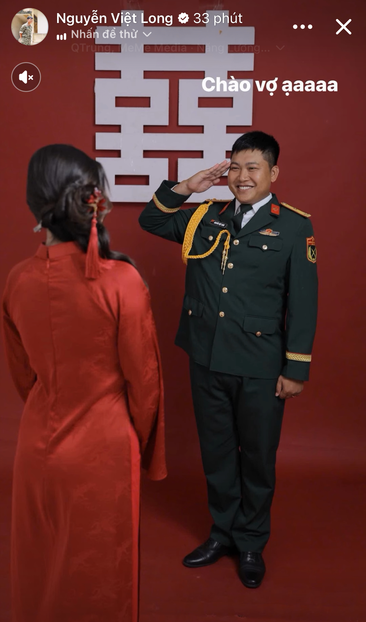 Mũi Trưởng Long sắp cưới vợ. Ảnh chụp màn hình.