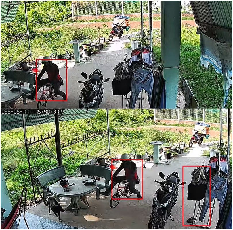 Nghịch xe của con chủ nhà