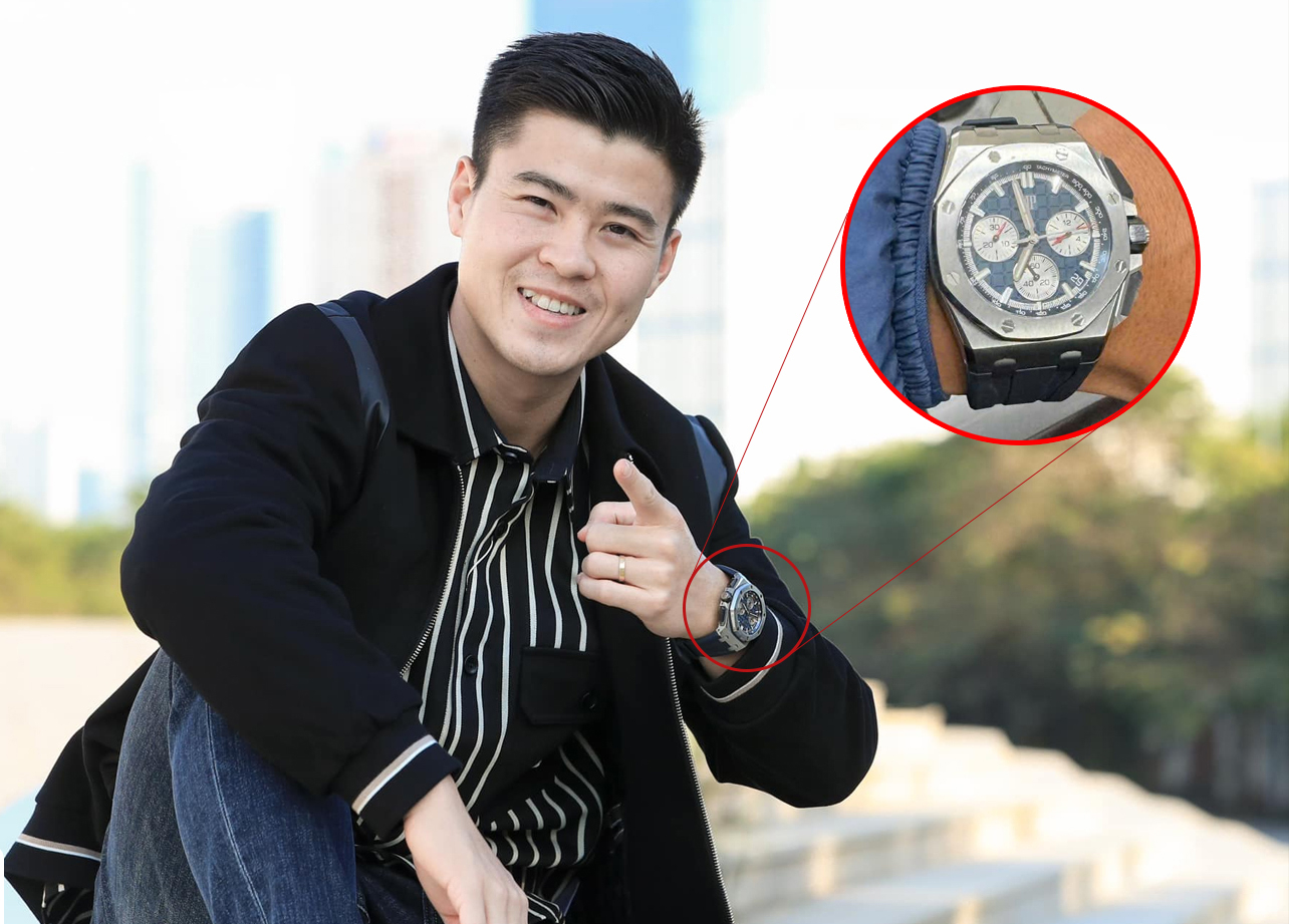 Chiếc Audemars Piguet thể thao của Đỗ Duy Mạnh.