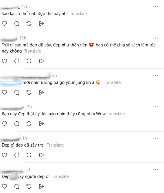 Cộng đồng mạng choáng ngợp trước visual của Bâu, thoạt nhìn còn tưởng Go Youn Jung vì quá đẹp.