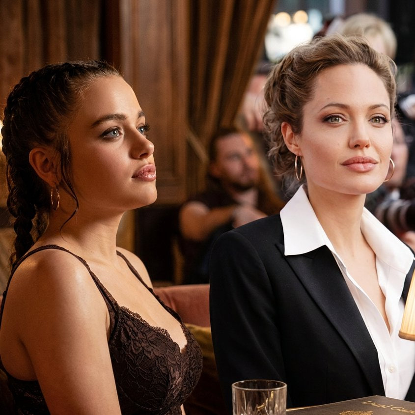 Shiloh (trái) là con ruột đầu lòng của Angelina Jolie và Brad Pitt