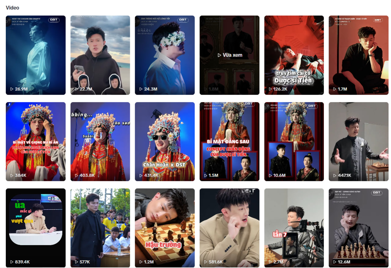 Loạt video cover nhạc của Dược Sĩ Tiến nhận về lượng tương tác khủng