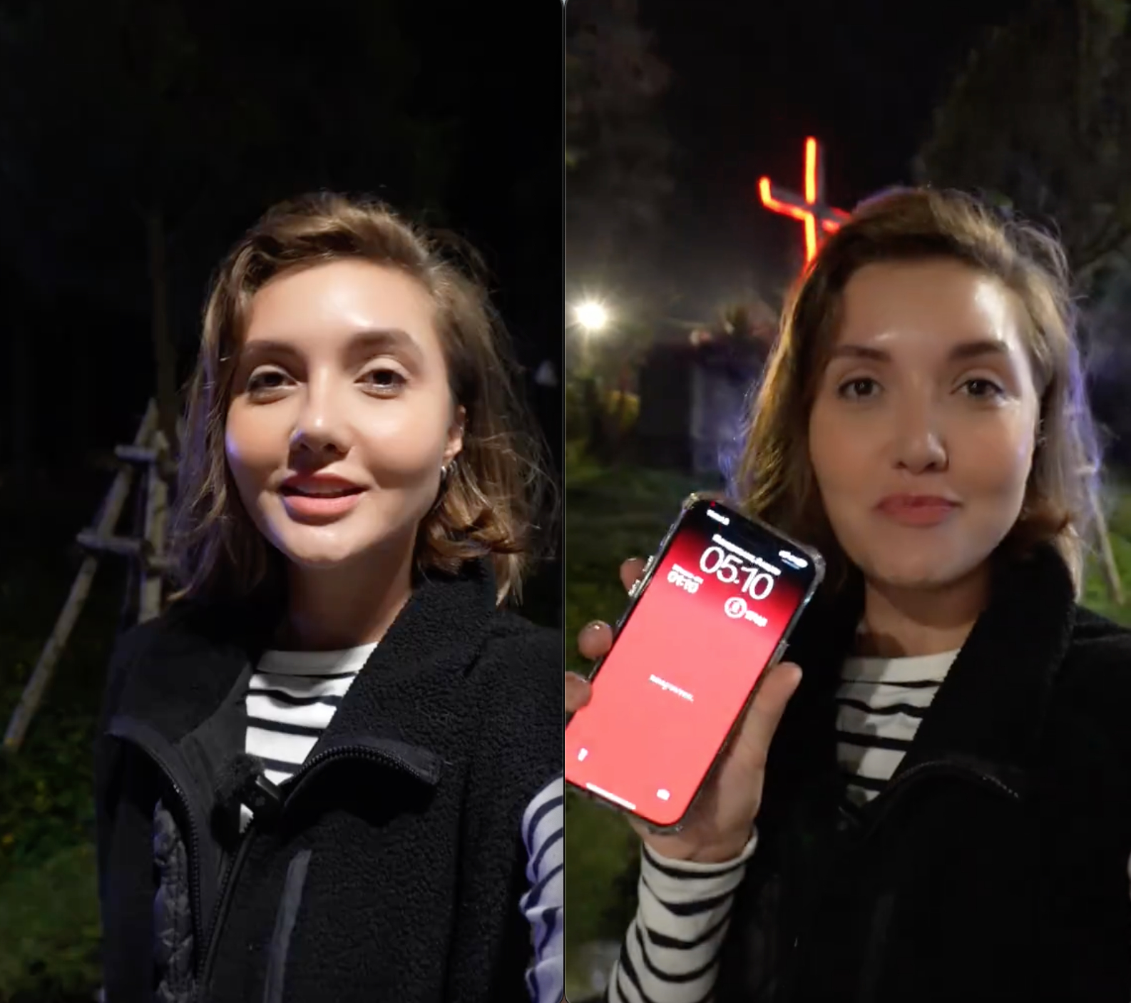 Cô dậy từ 5h sáng để kiểm chứng. Nguồn: pulaulana