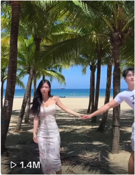 Clip này đang viral trên Tiktok, thu về lượt xem lớn.