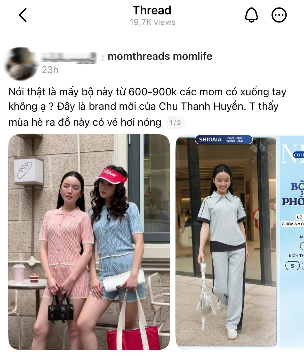 Brand của Chu Thanh Huyền gặp tranh cãi từ giá thành...