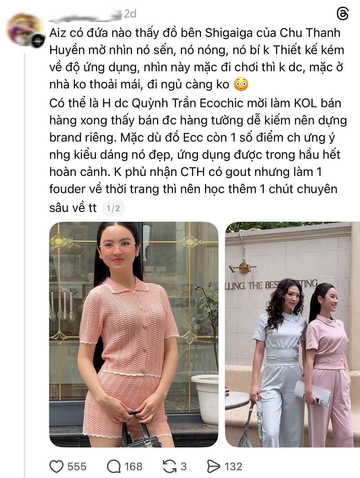 đến những thiết kế của thương hiệu.