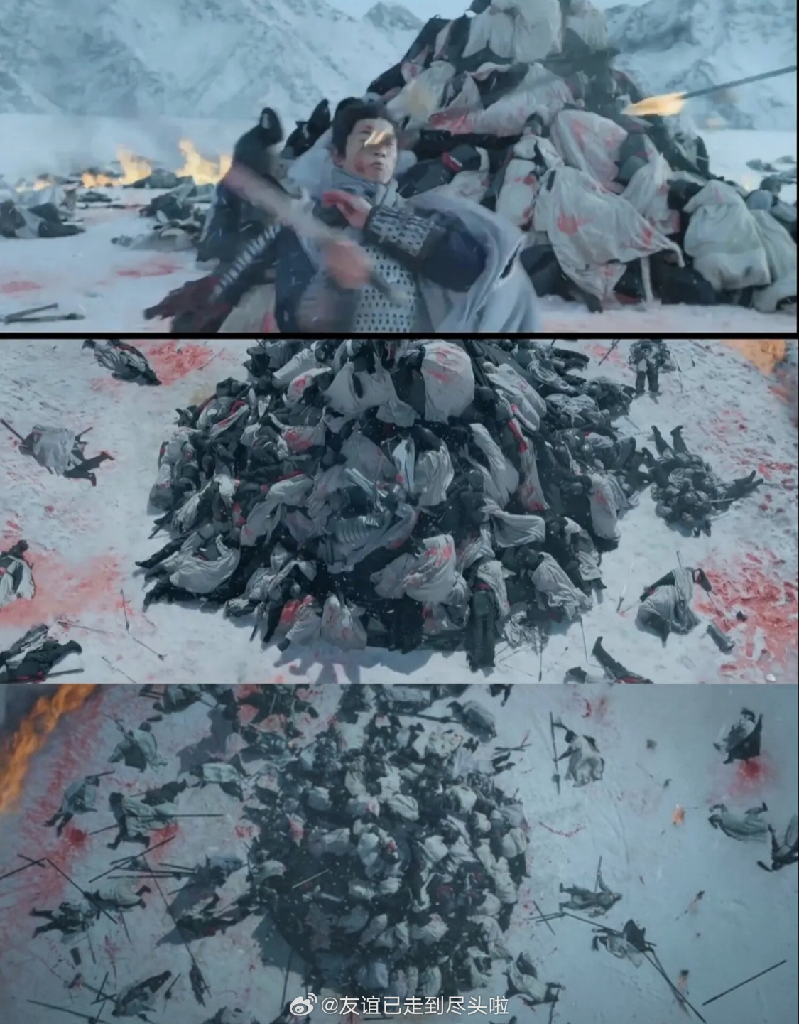 Muốn xem phim Trung Quốc này phải “cất não” đi: Nam chính xếp xác địch thành bánh kem ngàn lớp, sắp chết mà sao rảnh vậy?