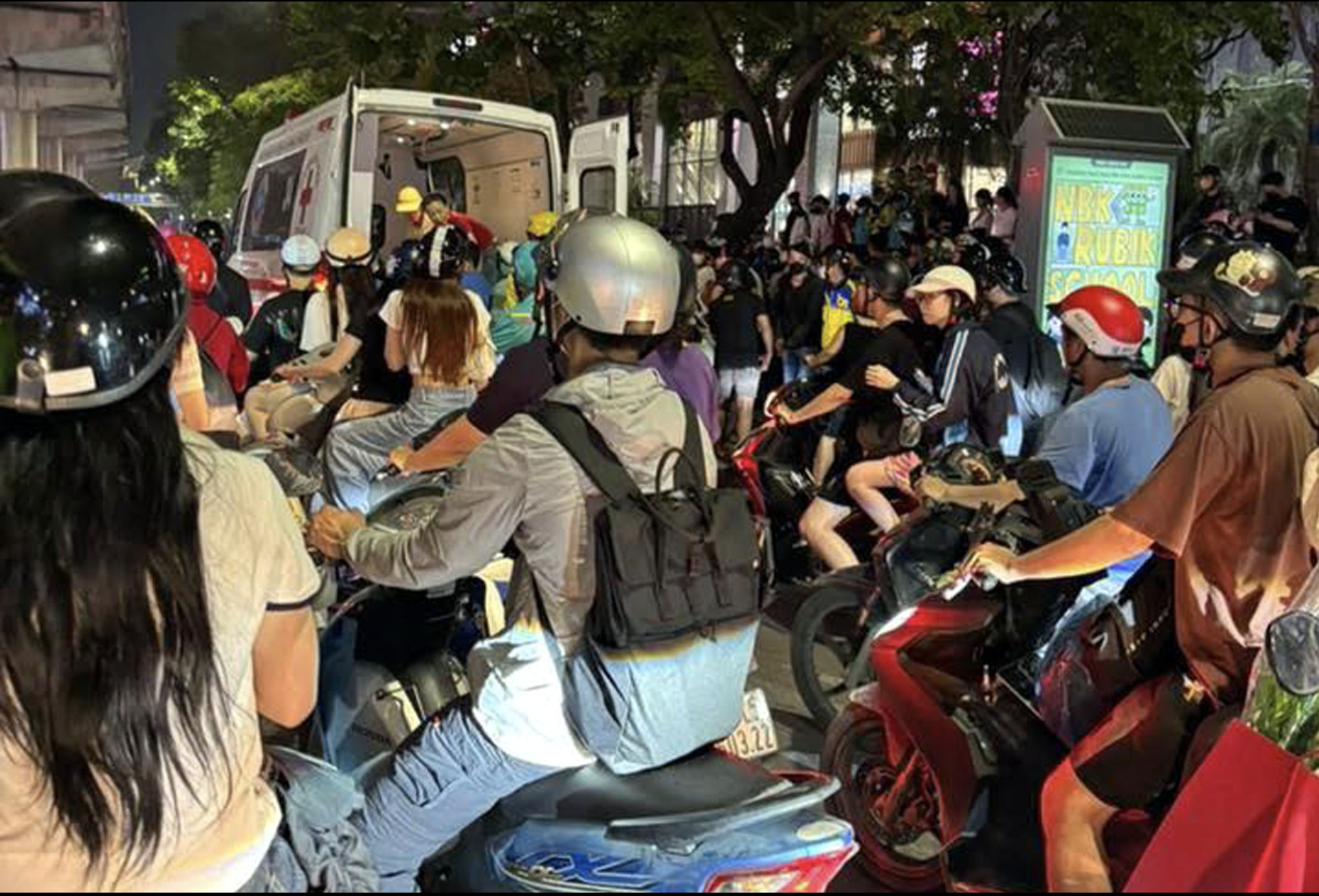 Hiện trường sự việc (Ảnh: TT/ Vietnamnet)