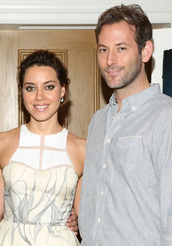 Đáng nói, chồng của Aubrey Plaza qua đời cách đây đúng 1 năm. Ảnh: Pagesix