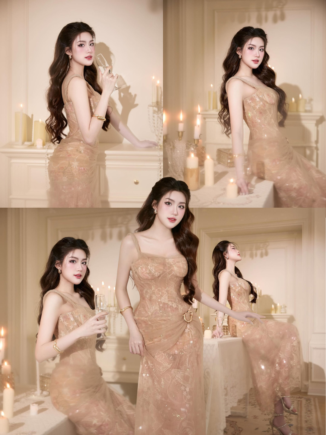 Phương Oanh mặt xinh dáng đẹp, style 