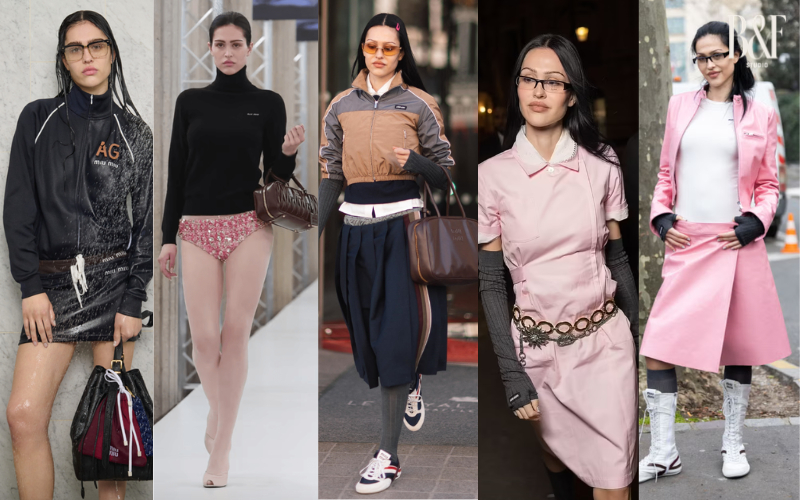 Amelia Gray là một Miu Miu girl chính hiệu. Ảnh: Instagram.