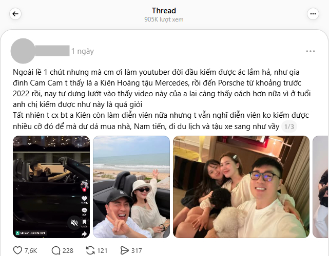 Bài đăng đang viral trên Threads