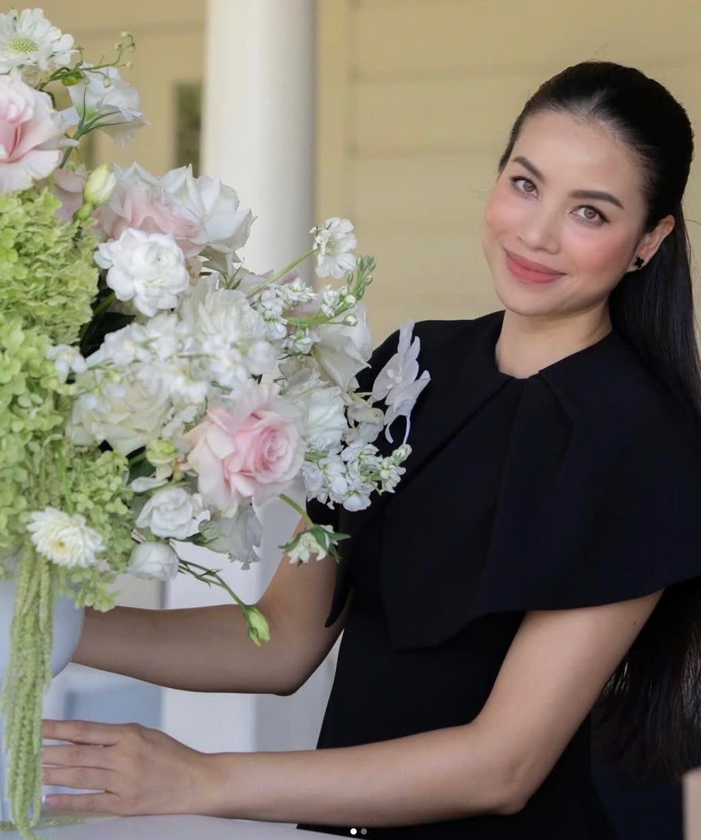 Phạm Hương đang tập trung vào công việc kinh doanh riêng tại Mỹ. Ảnh: FBNV