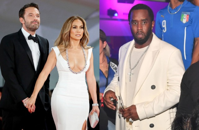 Mạng xã hội từng lan truyền tin đồn Ben Affleck đã xem được clip nhạy cảm của Jennifer Lopez trong vụ án của Diddy nên quyết định ly hôn vợ. Ảnh: Page Six, REUTERS.  
