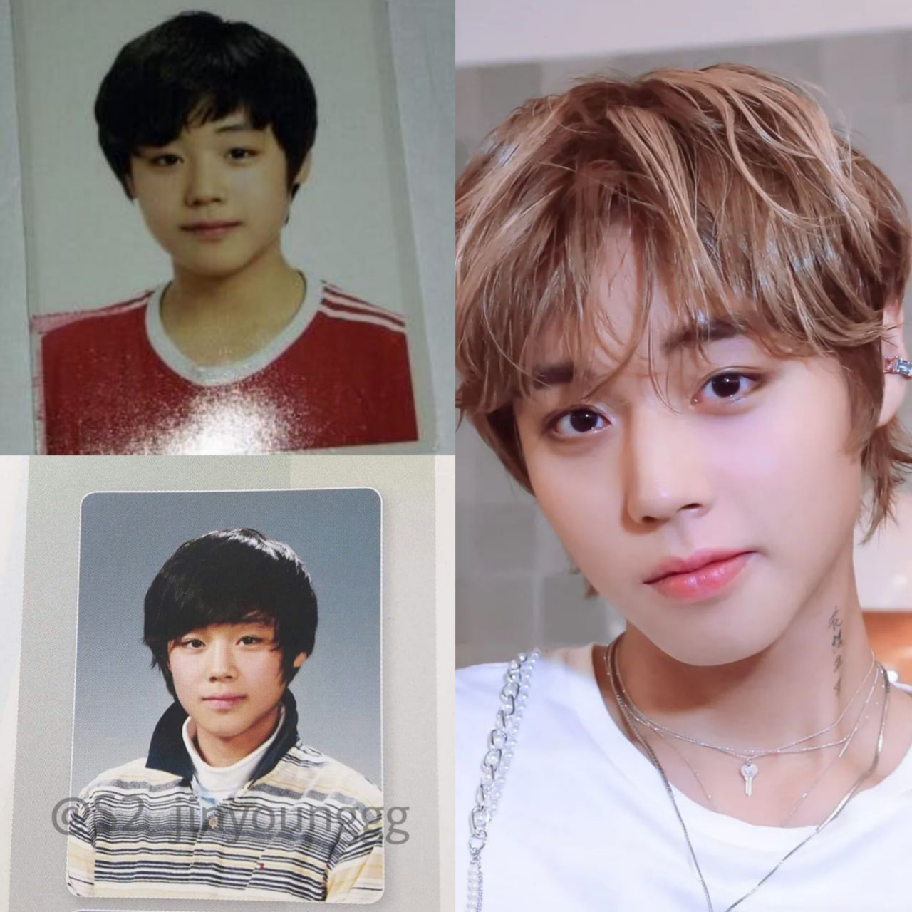 Park Ji Hoon không khác nhiều so với thời nhỏ. Ảnh: X