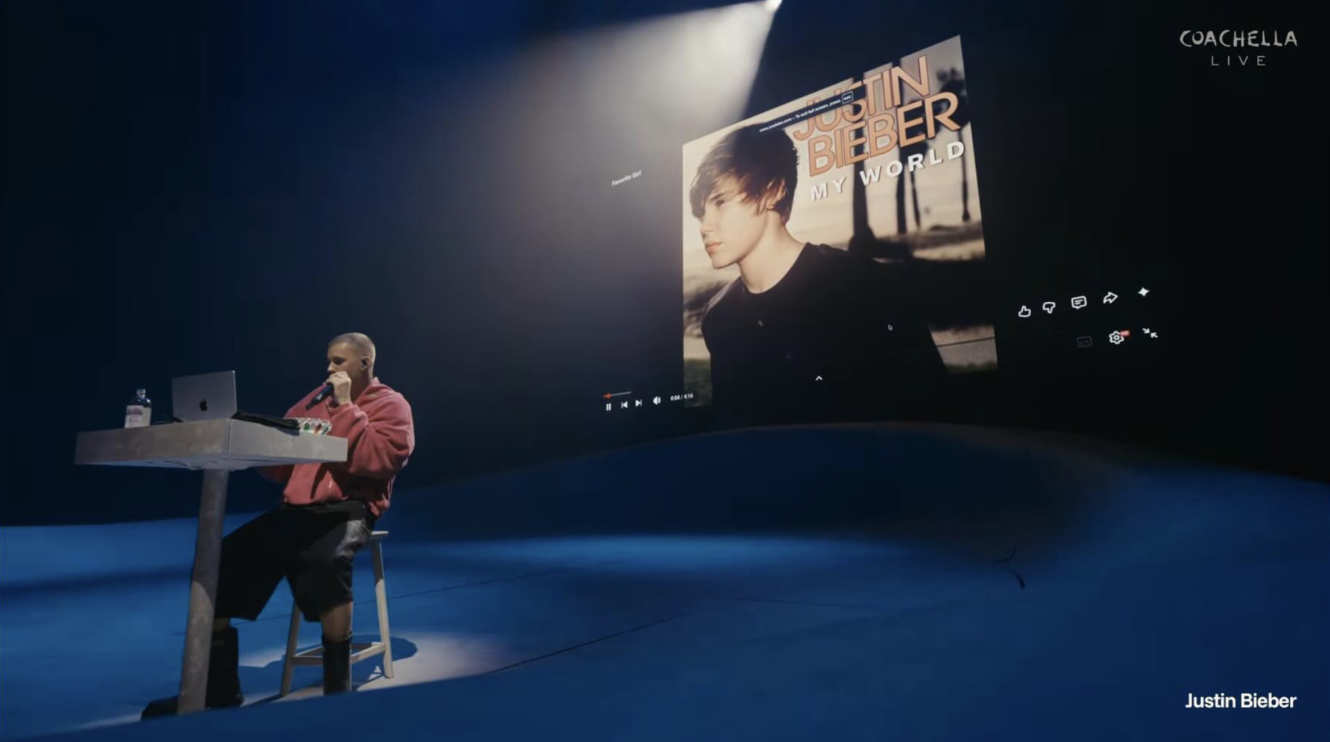 Justin Bieber chẳng thiết tha gì ăn mặc, đến quần tụt cũng chẳng còn để xem