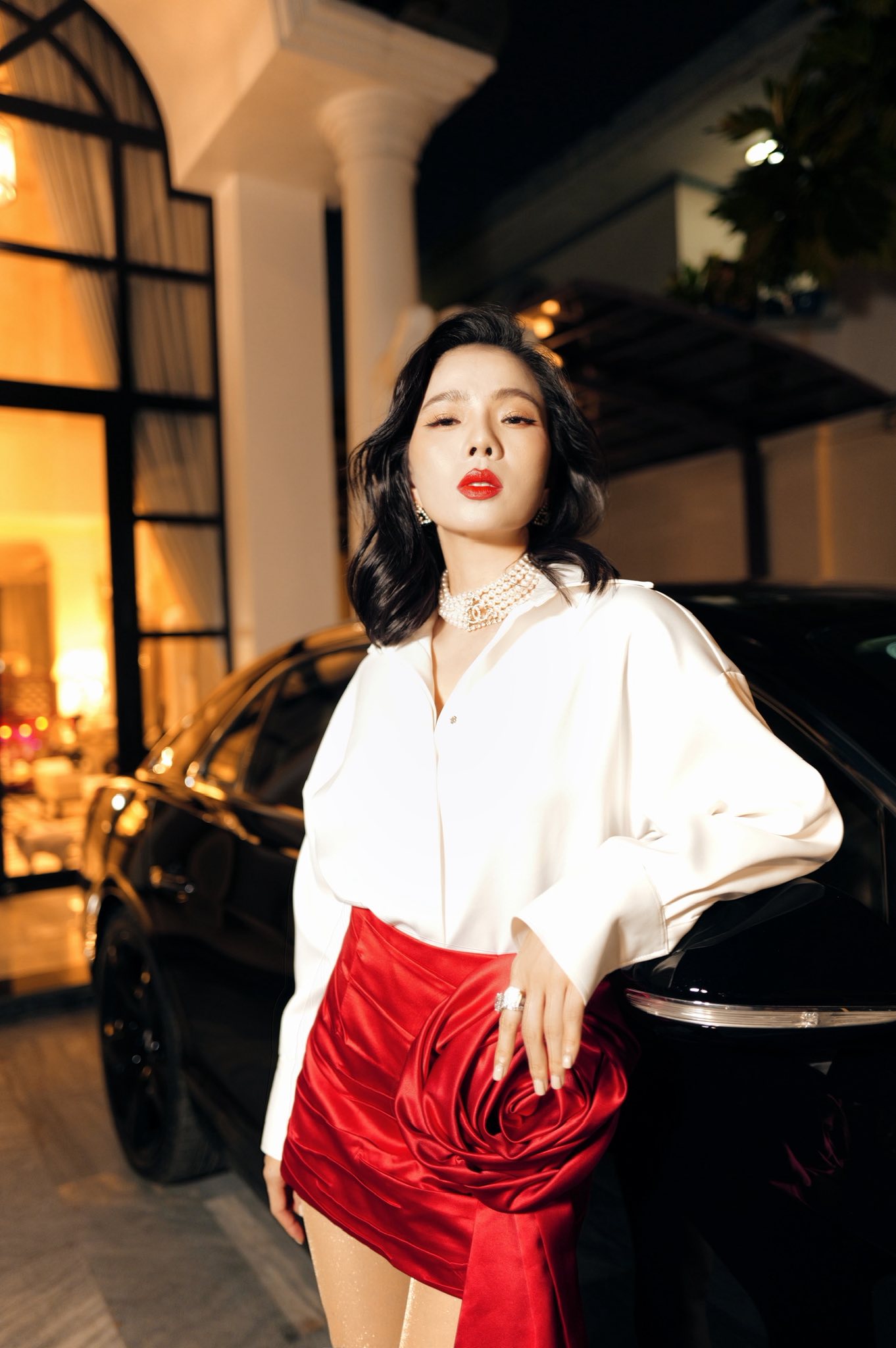   3 tháng trước, nữ ca sĩ sinh năm 1981 vướng tranh cãi vì phát ngôn bị nhận xét là thô tục trên mạng xã hội. Ảnh: FBNV  