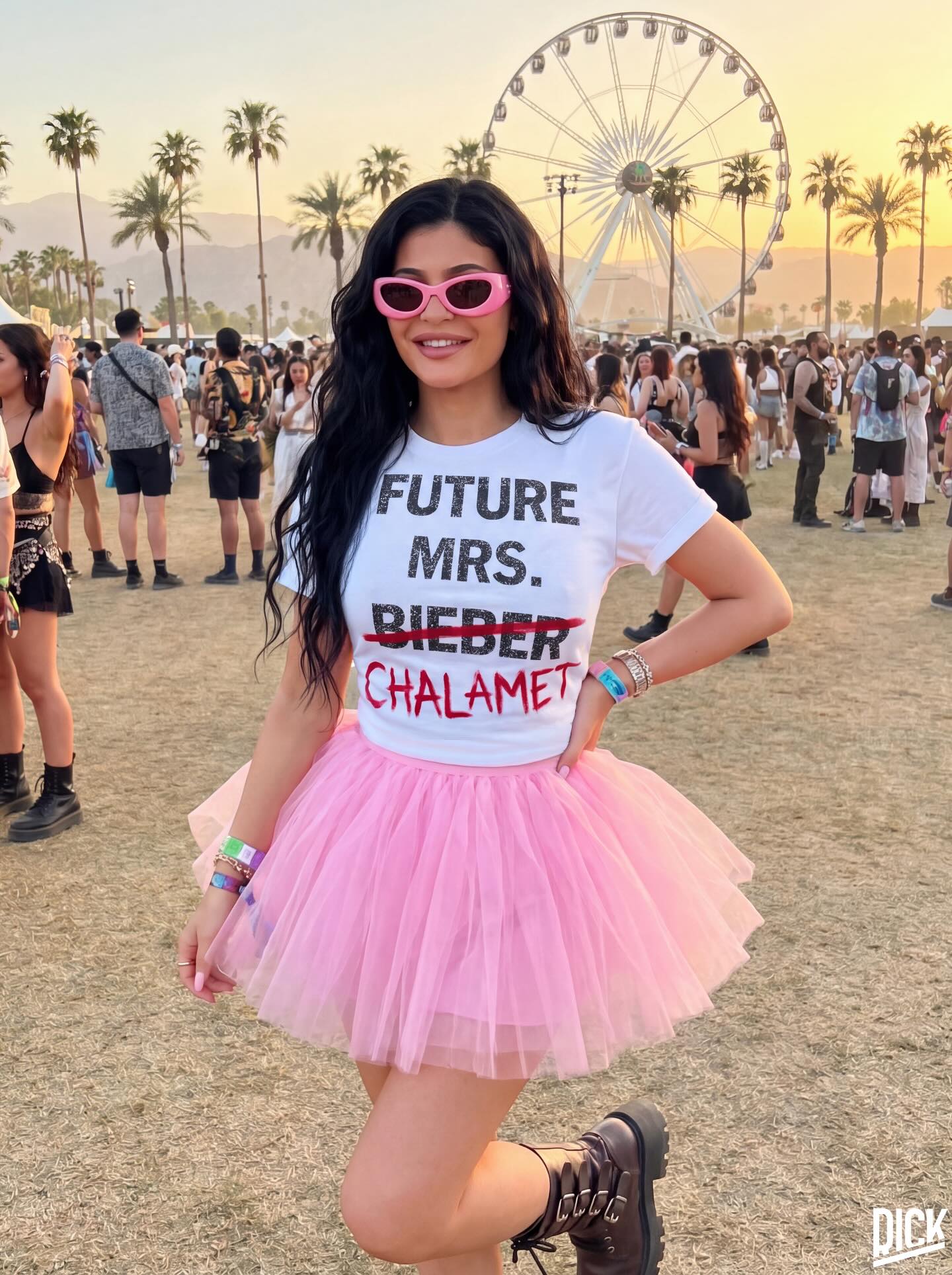D&acirc;n t&igrave;nh nghi Kylie Jenner bị vỡ t&uacute;i ngực khi bung xo&atilde; cực vui ở Coachella- Ảnh 10.