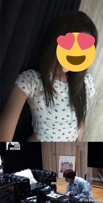 Cô gái này được cho là đăng ảnh ở nhà Haechan...