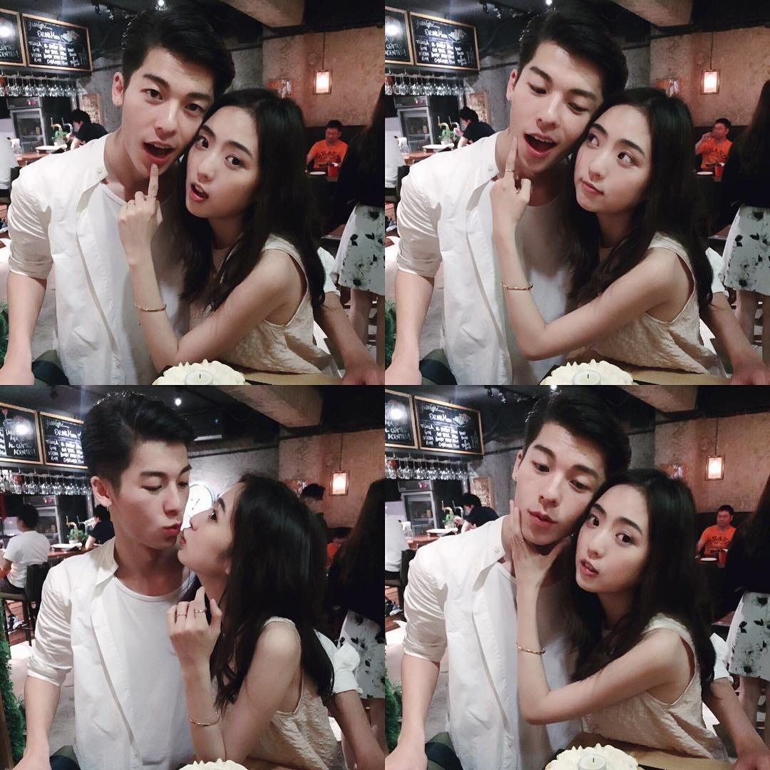 Hứa Quang Hán từng công khai yêu hot girl kiêm người mẫu Giản Tiệp. Ảnh: Sina.