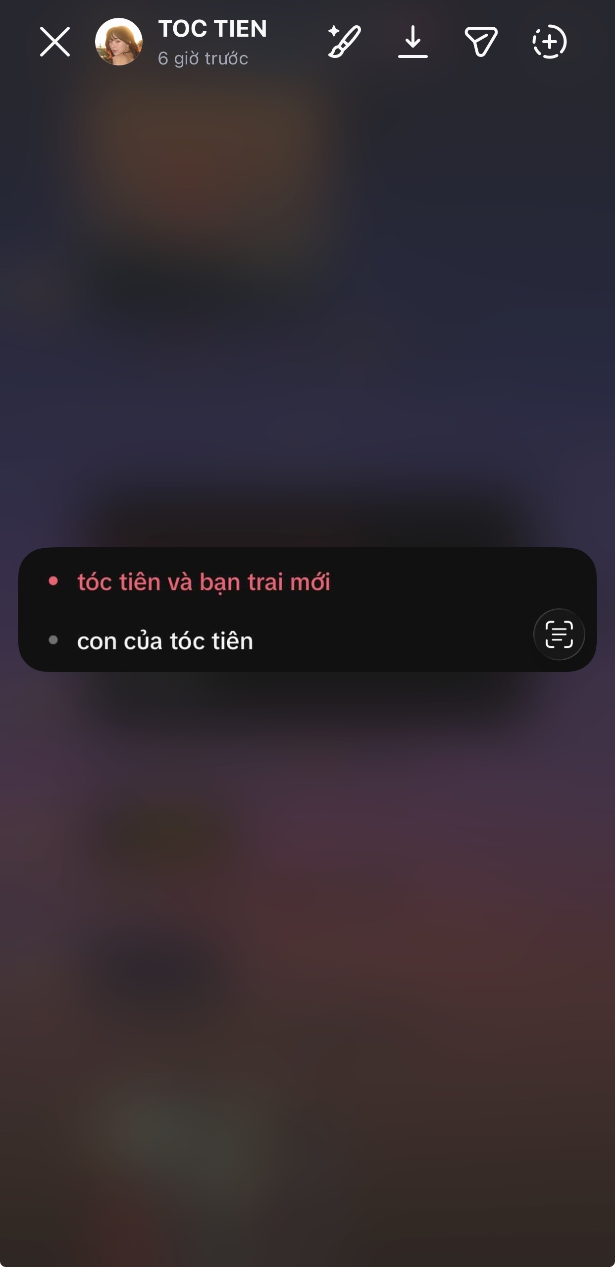 Tóc Tiên chụp màn hình những tìm kiếm của cộng đồng mạng về mình