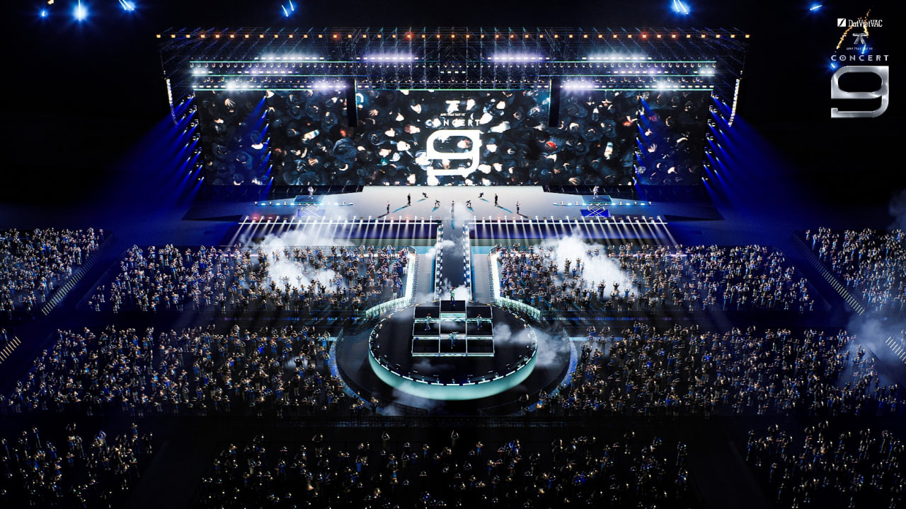 Thiết kế sân khấu và seat map chính thức của concert Anh Trai Say Hi 2024 - Day 9 (Ảnh: Anh Trai Say Hi)