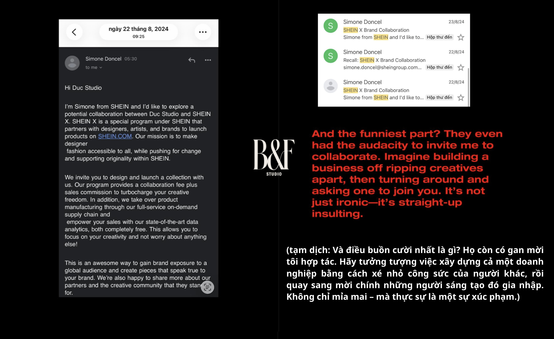 Bức xúc: Brand Việt lên án SHEIN ăn cắp thiết kế áo dài hình xăm nổi tiếng,