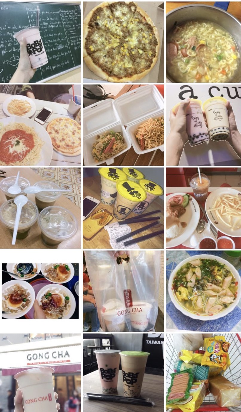    Ở thời điểm đó, album hoặc các trang mạng xã hội của mỗi người  sẽ có ít nhất một tấm chụp trà sữa kiểu như này. Ảnh: studyw.maeyoung  