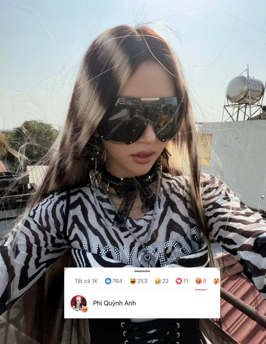 Dân mạng phát hiện Quỳnh Anh Shyn thả phẫn nộ trong một bài đăng thông tin về đoạn rap nhạy cảm của nam rapper.