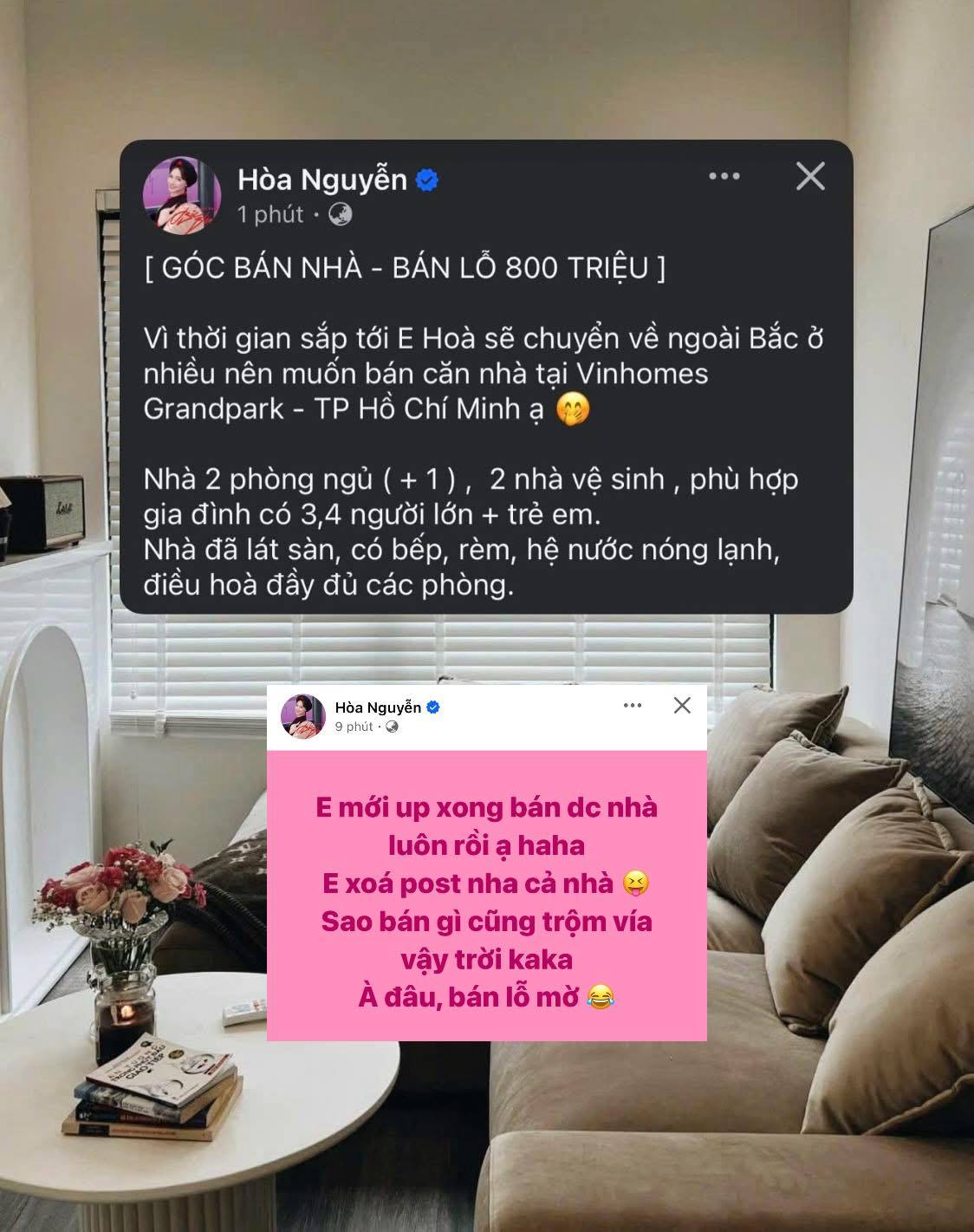 Hòa Minzy vừa bán căn hộ ở TP.HCM